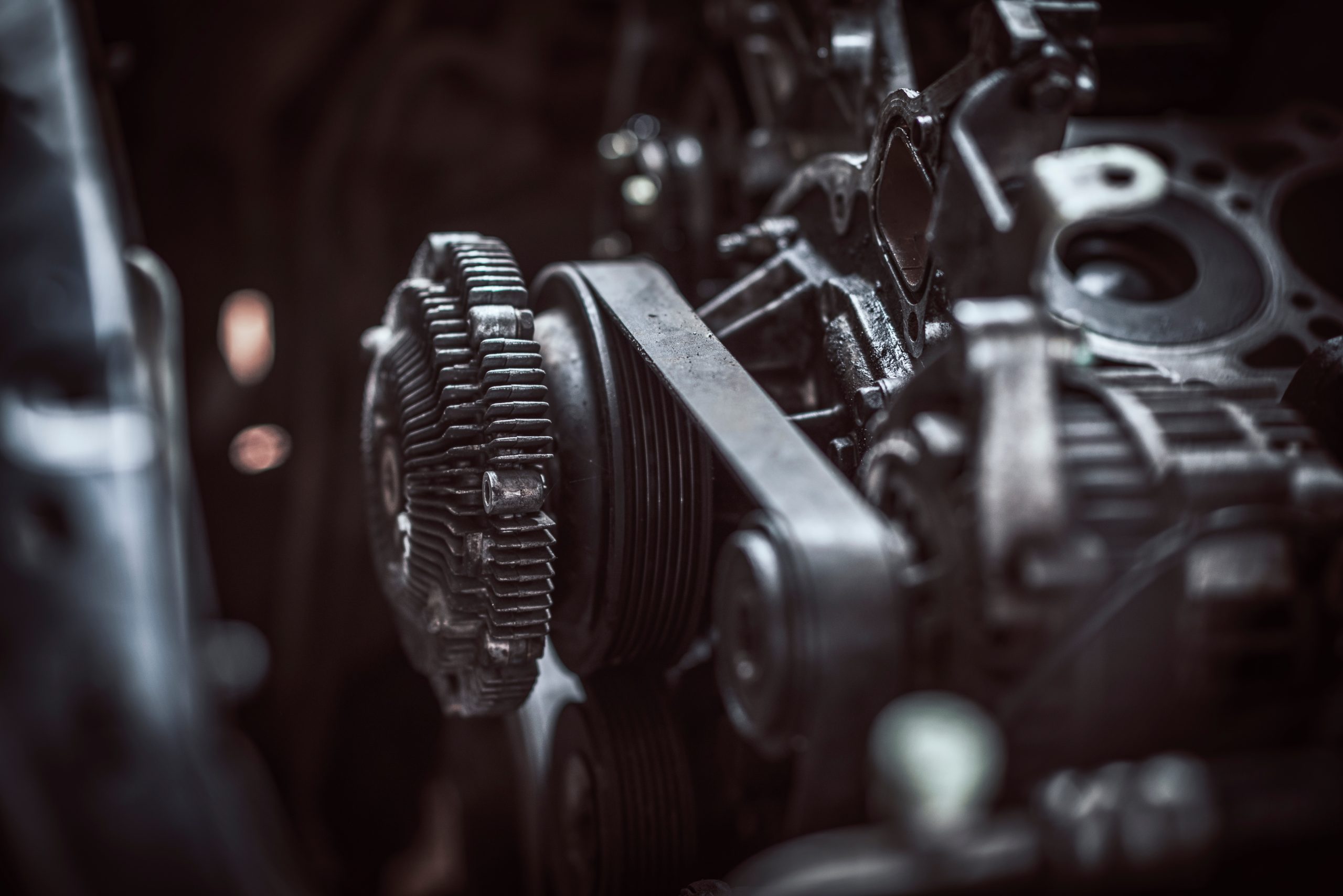 Engine in the front of the car